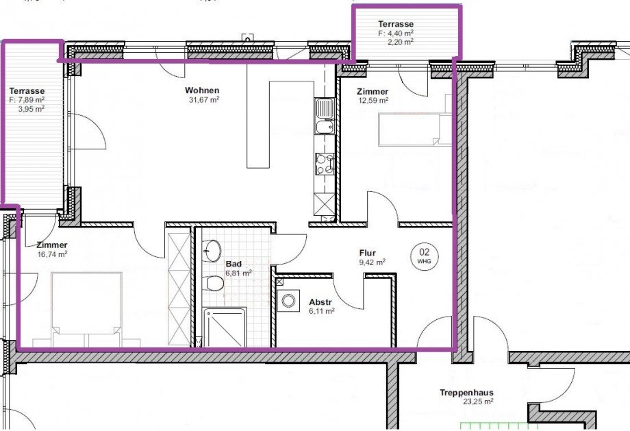  Erdgeschosswohnung Wacken