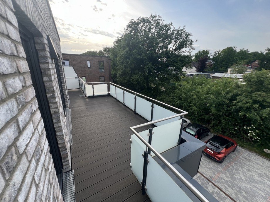 Aussicht 01 Dachterrasse Dachgeschosswohnung Wacken